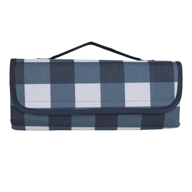Corn Blue - Front - Mountain Warehouse Checked Picnic Blanket