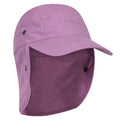 Purple - Front - Mountain Warehouse Childrens-Kids Legionnaire Flap Cap