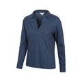 Navy - Lifestyle - Mountain Warehouse Womens-Ladies Brae Relaxed Fit Polo Shirt