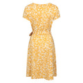 Yellow - Back - Mountain Warehouse Womens-Ladies Santorini UV Jersey Wrap Dress