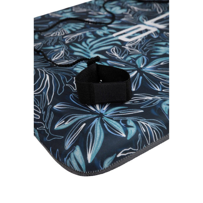 Dark Blue - Side - Animal Tropical Leaves Surfboard