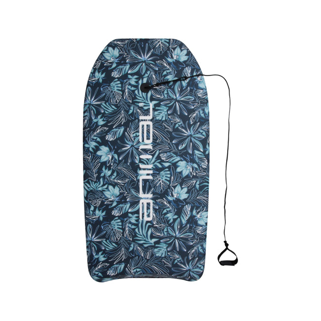 Dark Blue - Front - Animal Tropical Leaves Surfboard