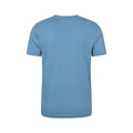 Blue - Back - Mountain Warehouse Mens Edinburgh Text Short-Sleeved T-Shirt
