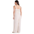 Beige - Back - Animal Womens-Ladies Becca Linen Jumpsuit