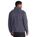 Blue - Back - Animal Mens Felix Borg Lined Fleece Jacket
