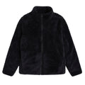 Jet Black - Front - Animal Womens-Ladies Teddy Fleece Full Zip Jacket