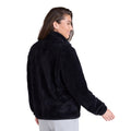 Jet Black - Lifestyle - Animal Womens-Ladies Teddy Fleece Full Zip Jacket
