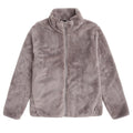 Taupe - Front - Animal Womens-Ladies Teddy Fleece Full Zip Jacket