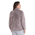 Taupe - Lifestyle - Animal Womens-Ladies Teddy Fleece Full Zip Jacket