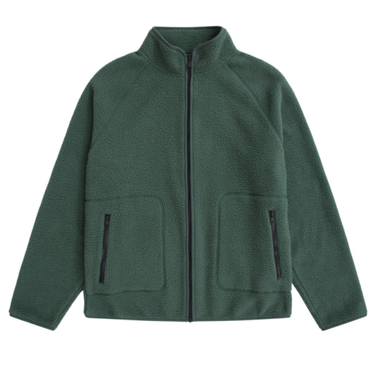 Green - Front - Animal Mens Andy Borg Fleece Jacket