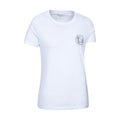 White - Side - Mountain Warehouse Womens-Ladies London Short-Sleeved T-Shirt