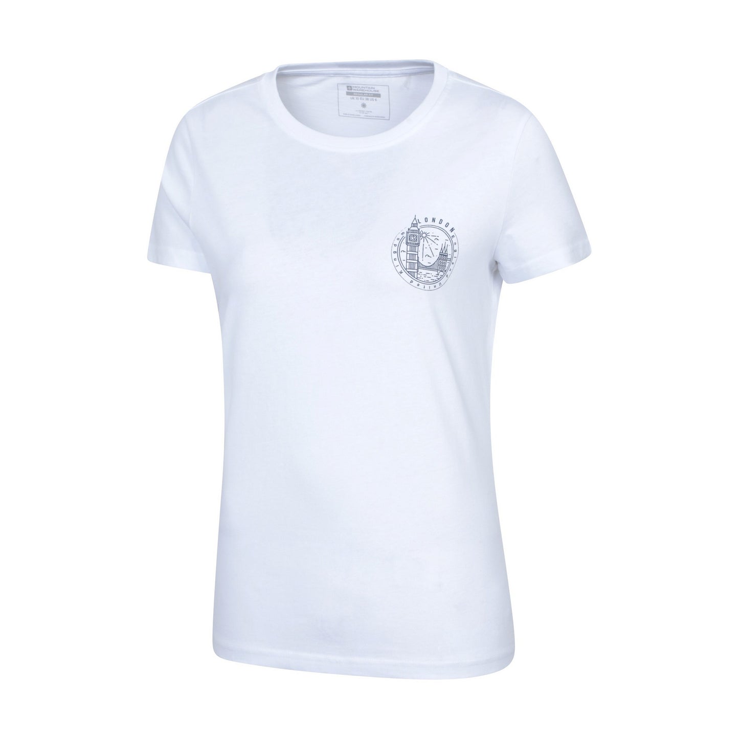 White - Lifestyle - Mountain Warehouse Womens-Ladies London Short-Sleeved T-Shirt