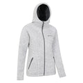 Grey - Side - Mountain Warehouse Womens-Ladies Nevis Faux Fur Lined Full Zip Hoodie