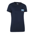 Navy - Side - Mountain Warehouse Womens-Ladies West Highland Way T-Shirt