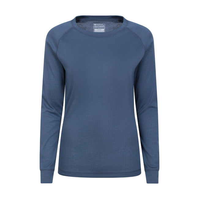 Dark Grey - Front - Mountain Warehouse Womens-Ladies Talus Long-Sleeved Top