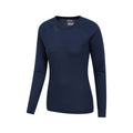 Navy - Side - Mountain Warehouse Womens-Ladies Talus Long-Sleeved Top