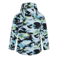 Charcoal - Back - Mountain Warehouse Childrens-Kids Exodus Printed Water Resistant Soft Shell Jacket
