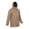 Tan - Side - Mountain Warehouse Mens Rushes Waterproof Jacket