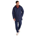 Navy - Lifestyle - Animal Mens Waterproof Adjustable Cuff Everyday Waterproof Jacket