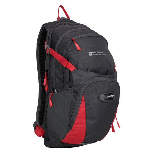 Black Solid - Front - Mountain Warehouse Unisex Adult Water Resistant 22L Bike Bag