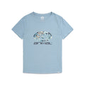 Blue - Front - Animal Womens-Ladies Carina Graphic Print Organic Logo T-Shirt