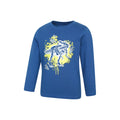 Blue - Side - Mountain Warehouse Childrens-Kids Character Long-Sleeved T-Shirt