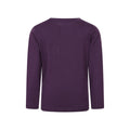Purple Print - Back - Mountain Warehouse Childrens-Kids Mountain Breathable T-Shirt
