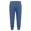 Navy - Back - Mountain Warehouse Childrens-Kids Strath Melange Supersoft Jogging Bottoms