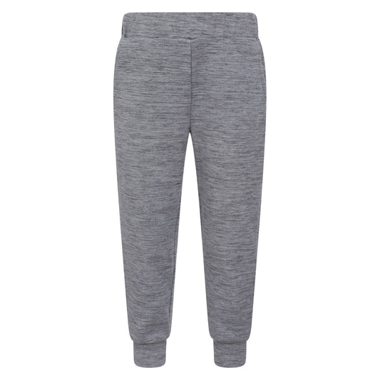Grey - Front - Mountain Warehouse Childrens-Kids Strath Melange Supersoft Jogging Bottoms