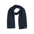 Navy - Front - Animal Drew Knitted Scarf