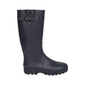 Navy - Side - Mountain Warehouse Womens-Ladies Tall Rubber Wellington Boots