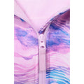 Dark Purple - Pack Shot - Mountain Warehouse Childrens-Kids Exodus Printed Soft Shell Jacket