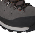 Grey - Close up - Mountain Warehouse Mens Peak Suede Waterproof Hiking Boots