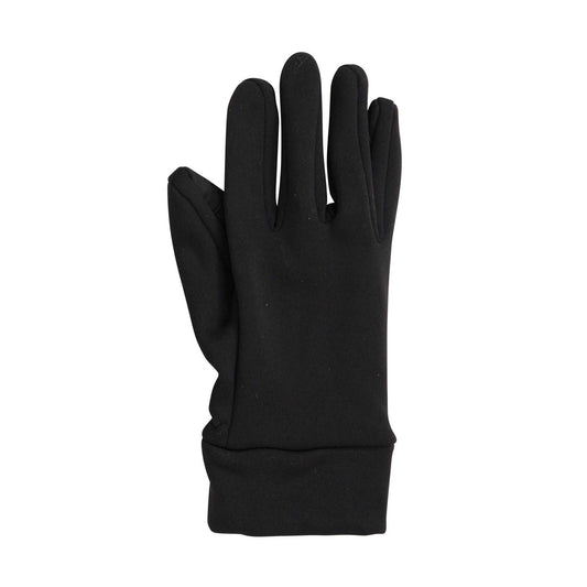 Black - Front - Mountain Warehouse Unisex Adult Grippi Fleece Lined Active Cycling Gloves