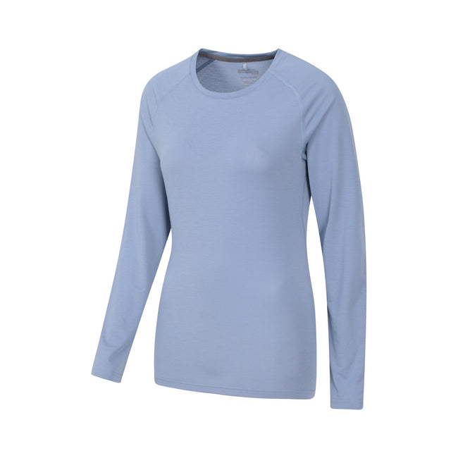 Petrol - Side - Mountain Warehouse Womens-Ladies Quick Dry Long-Sleeved Top