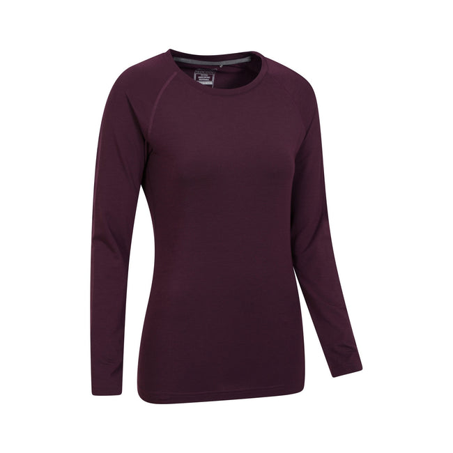 Purple - Lifestyle - Mountain Warehouse Womens-Ladies Quick Dry Long-Sleeved Top