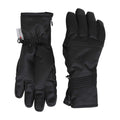 Black - Side - Mountain Warehouse Womens-Ladies Extreme Waterproof Ski Gloves