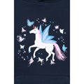Navy - Lifestyle - Mountain Warehouse Childrens-Kids Unicorn Hoodie