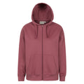Pink - Front - Mountain Warehouse Womens-Ladies Poplar Full Zip Hoodie