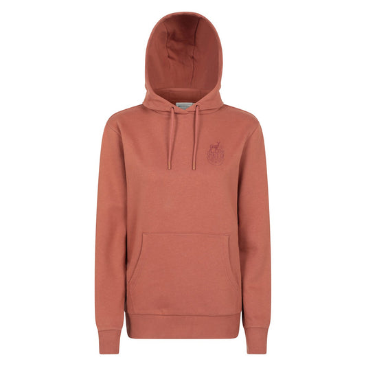 Rust - Front - Mountain Warehouse Womens-Ladies Spirit Of Adventure Printed Hoodie