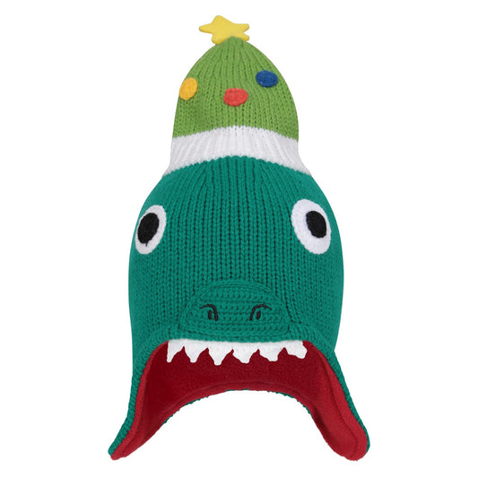 Green - Front - Mountain Warehouse Childrens-Kids Fleece Lined Christmas Winter Hat