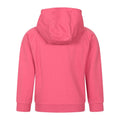 Dark Pink - Back - Mountain Warehouse Childrens-Kids Rainbow Heart Full Zip Hoodie