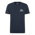 Navy - Front - Mountain Warehouse Mens Ben Nevis Sun Short-Sleeved T-Shirt