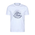 White - Front - Mountain Warehouse Mens Ben Nevis Scotland Short-Sleeved T-Shirt