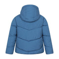 Blue - Back - Mountain Warehouse Childrens-Kids Cortina Water Resistant Padded Ski Jacket