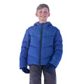 Blue - Close up - Mountain Warehouse Childrens-Kids Cortina Water Resistant Padded Ski Jacket