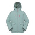 Green - Front - Mountain Warehouse Childrens-Kids Blizzard Extreme Waterproof Ski Jacket