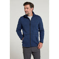 Navy - Front - Mountain Warehouse Mens Idris III Full Zip Fleece Jacket