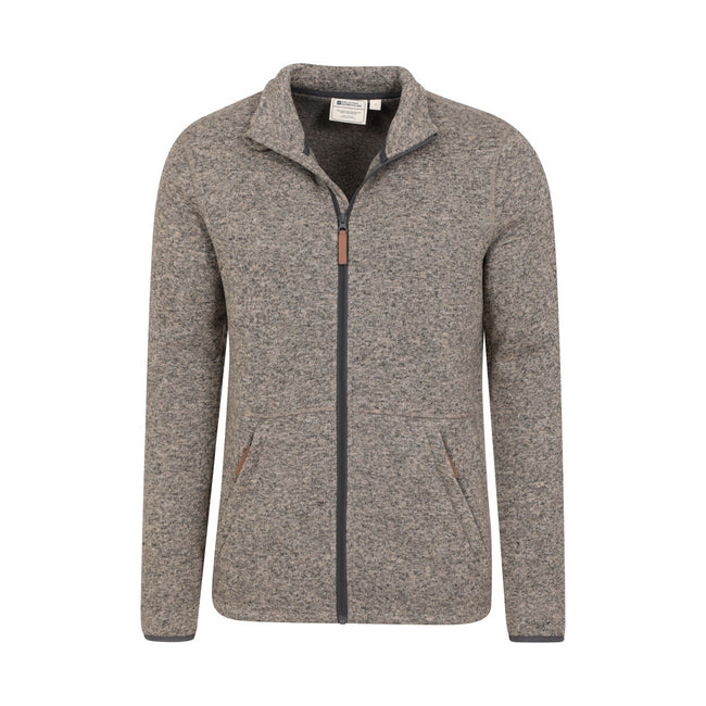 Beige - Lifestyle - Mountain Warehouse Mens Idris III Full Zip Fleece Jacket