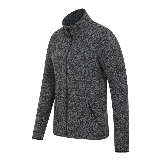 Black - Side - Mountain Warehouse Mens Idris III Full Zip Fleece Jacket